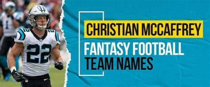 70+ Christian McCaffery Fantasy Team Names For Power Kick!
