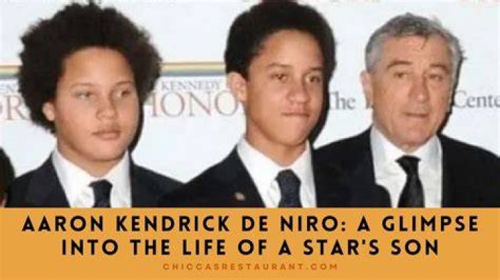 Aaron Kendrick De Niro Things you did not know about Robert De Niro's
